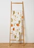 Cream Pumpkin Fleece Throw Image 1