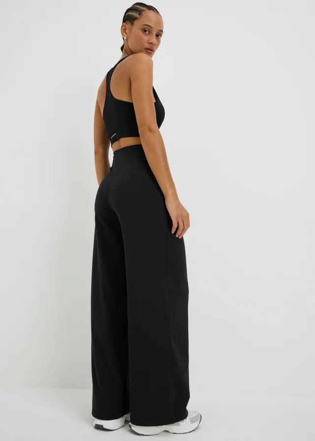 Souluxe Black Wide Leg Gym Leggings