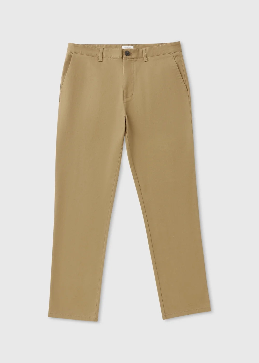 Tan Slim Chinos - 30 R Image 1