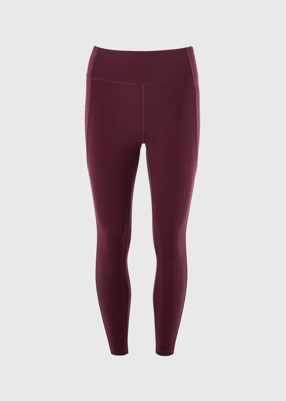Souluxe Burgundy 7/8 Gym Leggings - 6 Image 4
