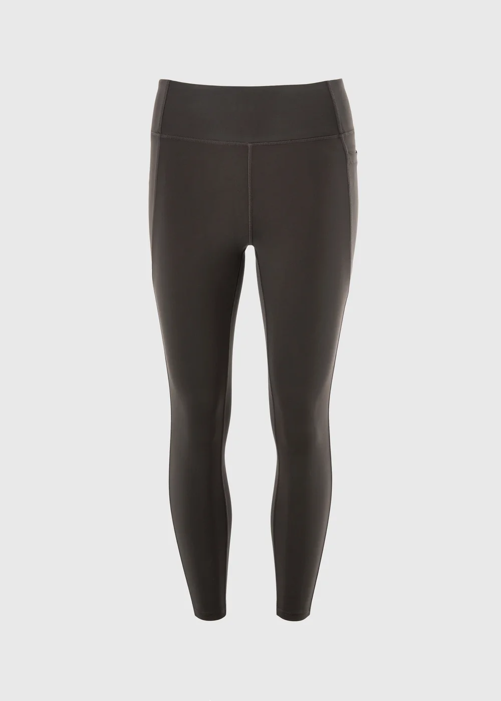 Souluxe Chocolate Brown 7/8 Gym Leggings - 8 Image 4