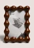 Wood Effect Bobble Photo Frame Image 1