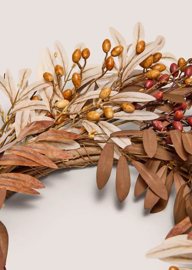 Brown Acorn Wreath