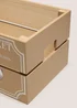 Pumpkin Printed Wooden Crate Image 2