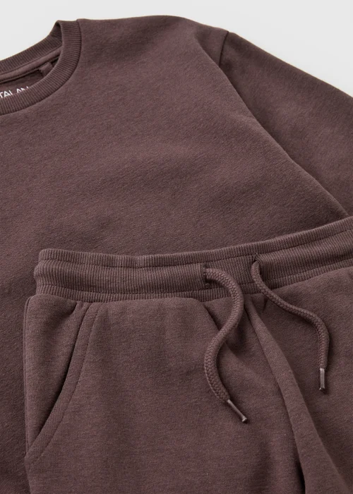 Boys Brown Sweatshirt & Jogging Bottom Set (1-8yrs) - 1-1.5 Yrs Image 2