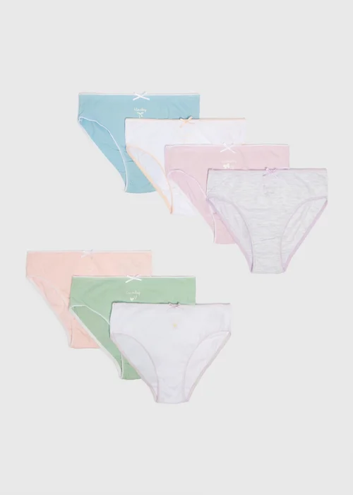 5 Pack Girls Multicolour Knickers (1.5-13yrs) - 1.5 - 2 Yrs Image 1