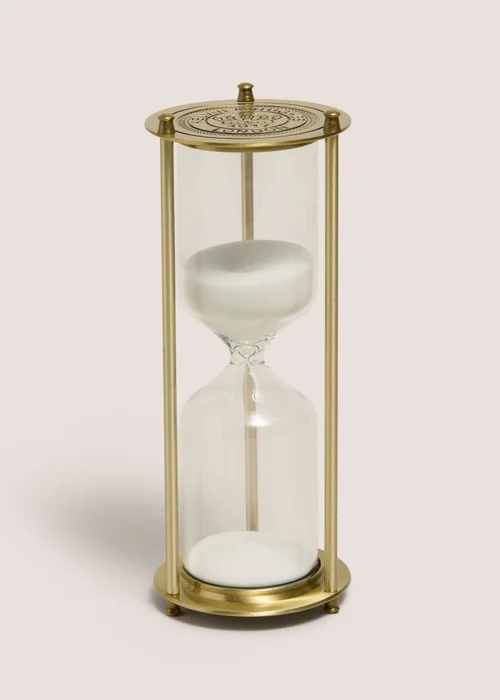 Large Gold Sand Timer Image 1
