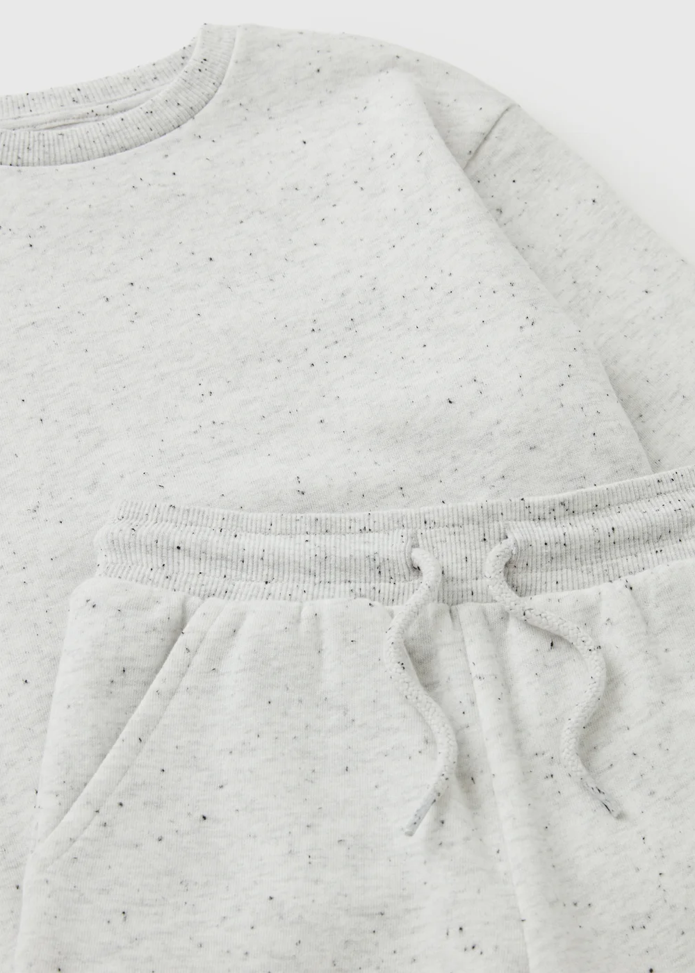 Boys Grey Marl Sweatshirt & Jogging Bottom Set (1-8yrs) - 1-1.5 Yrs Image 2