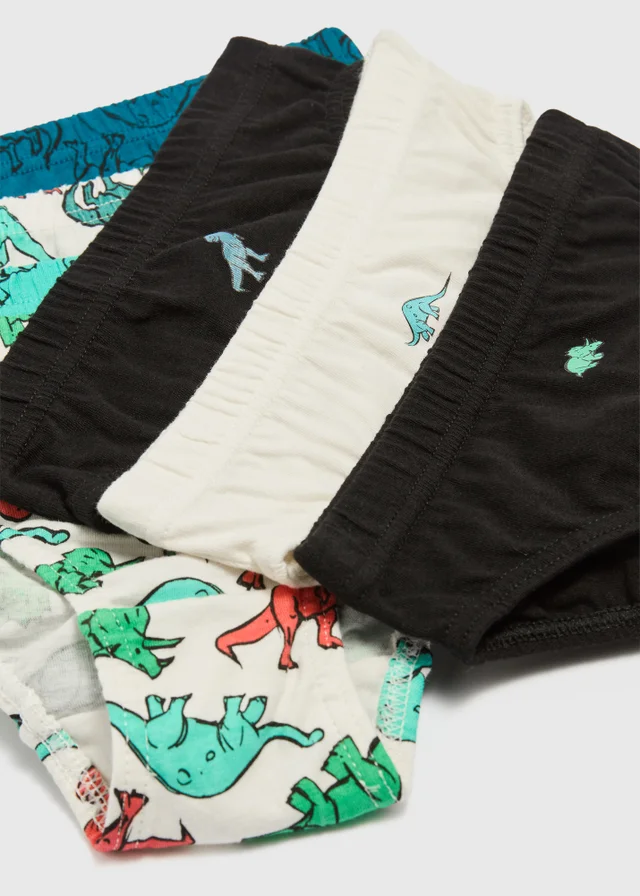 7 Pack Boys Multi Dino Briefs (1.5-11yrs)