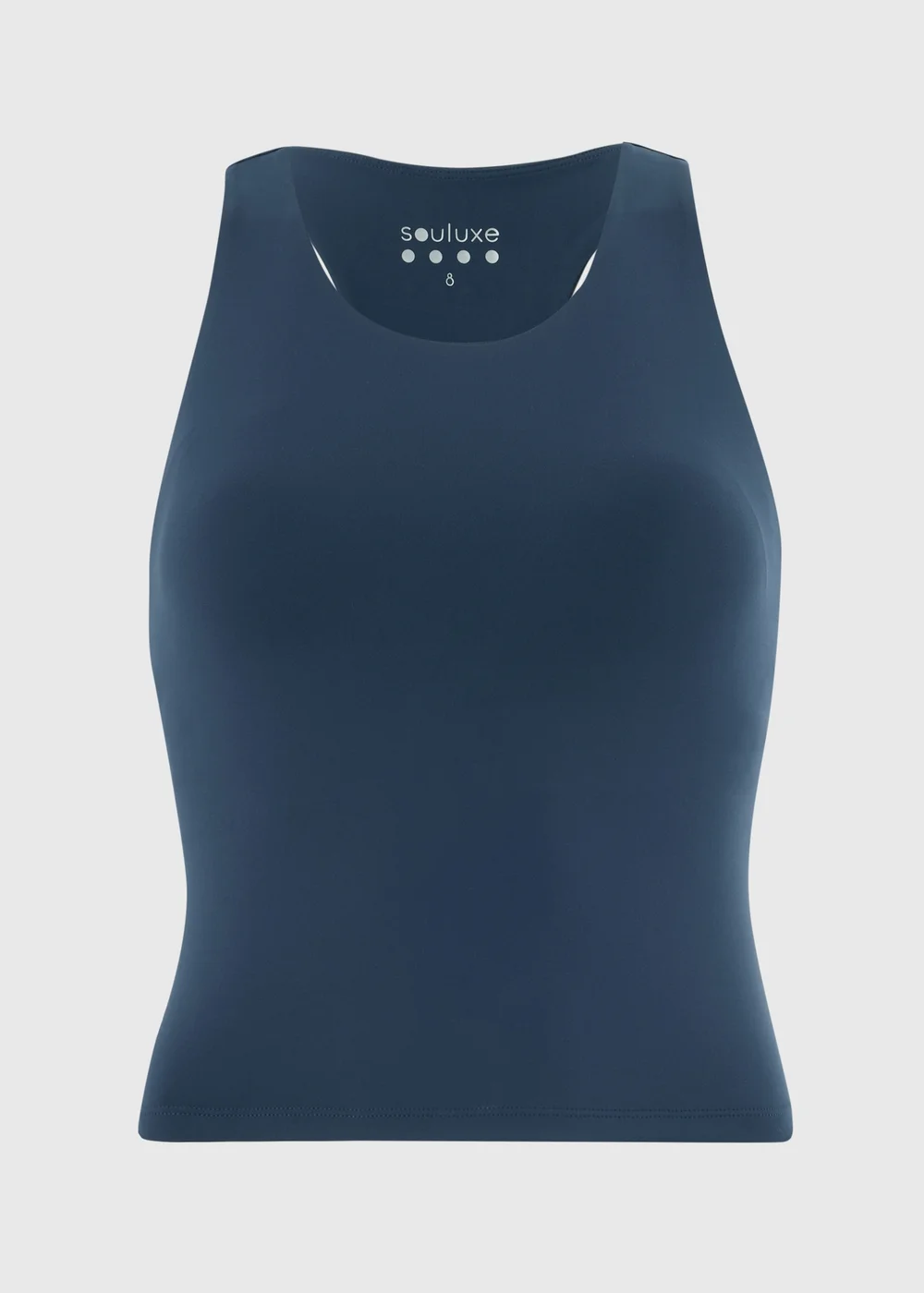 Souluxe Navy Sports Crop Top Vest - 6 Image 4