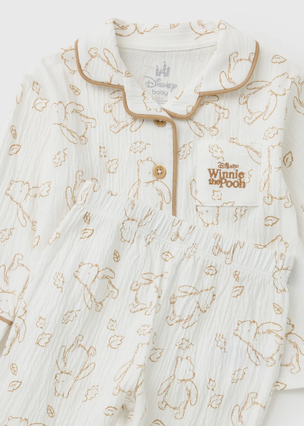 Disney Winnie The Pooh Baby Pyjama Set (0-23mths) - 6-9 months Image 2