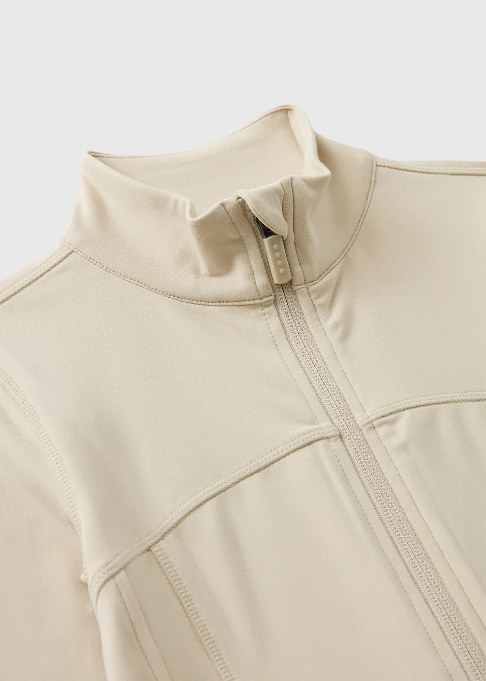 Souluxe Girls Cream Zip Sports Jacket (7-15yrs) - 7 Yrs Image 2