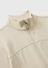 Souluxe Girls Cream Zip Sports Jacket (7-15yrs) - 7 Yrs Image 2