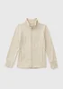 Souluxe Girls Cream Zip Sports Jacket (7-15yrs) - 7 Yrs Image 1