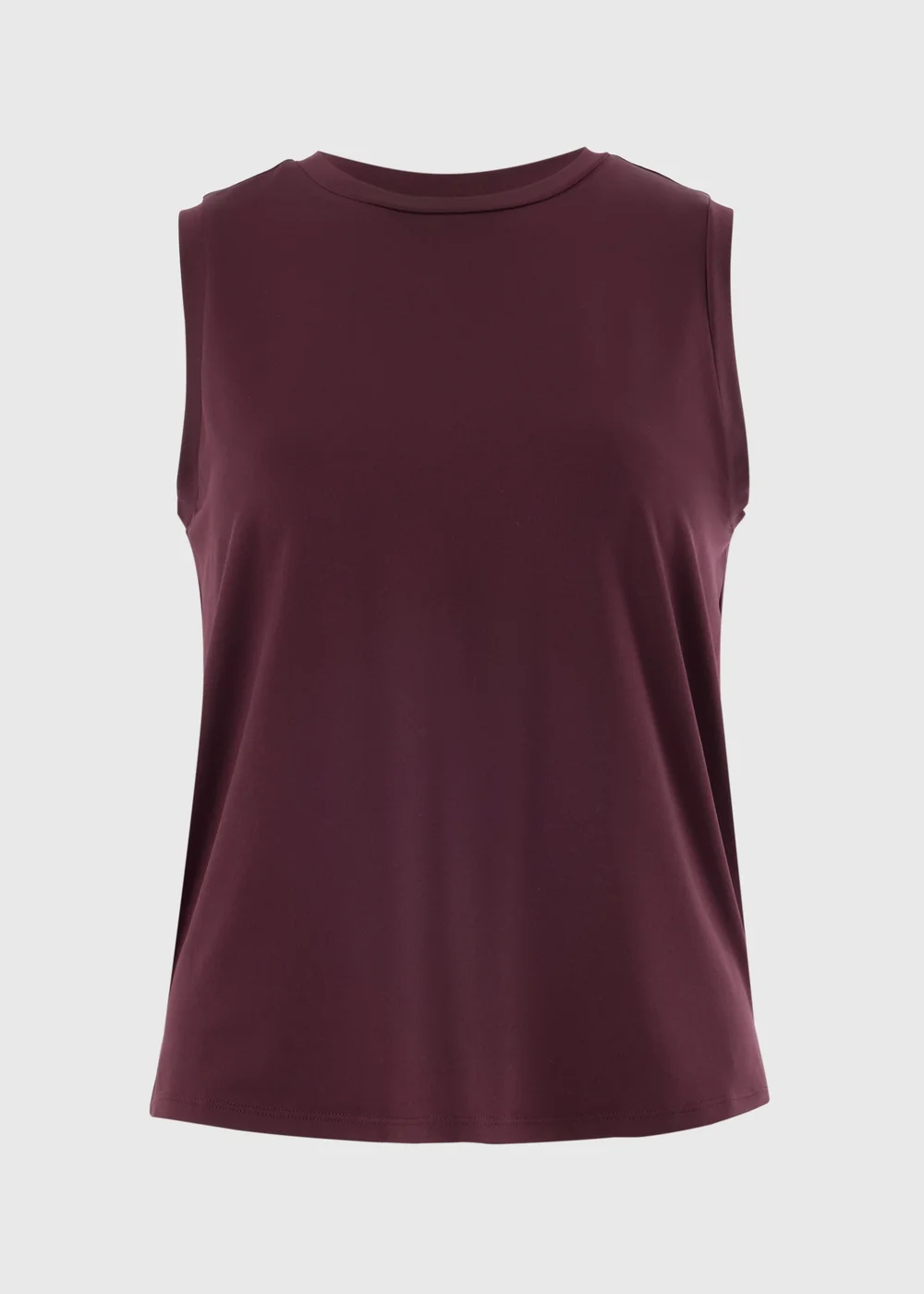 Souluxe Burgundy Boxy Vest Top - S Image 4