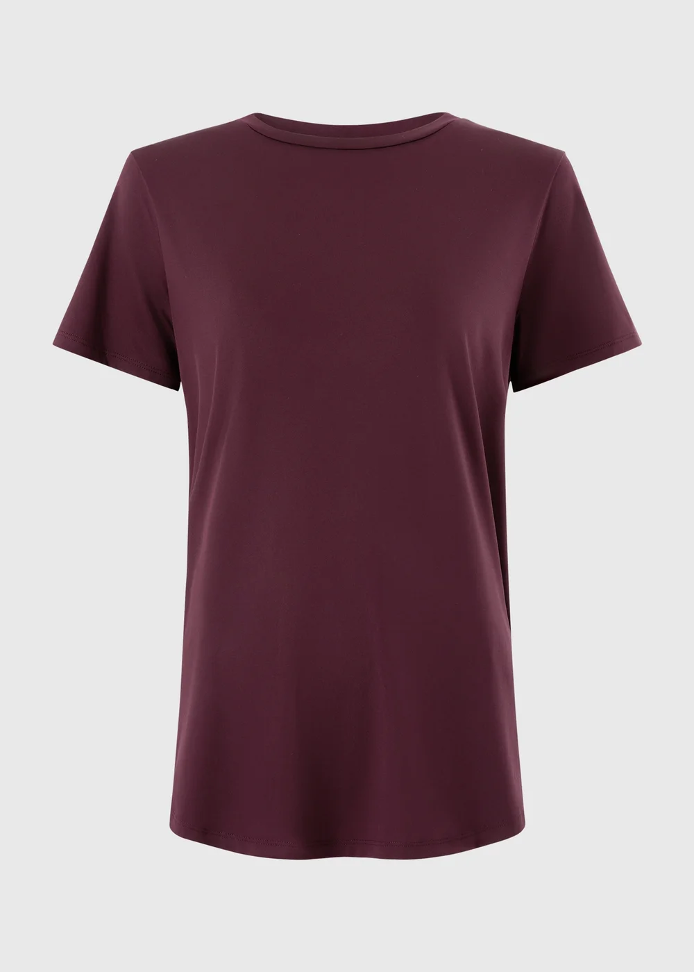 Burgundy Longline T-Shirt - S Image 5