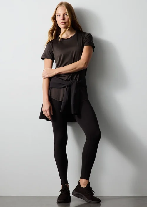 Souluxe Brown Longline T-Shirt - S Image 4