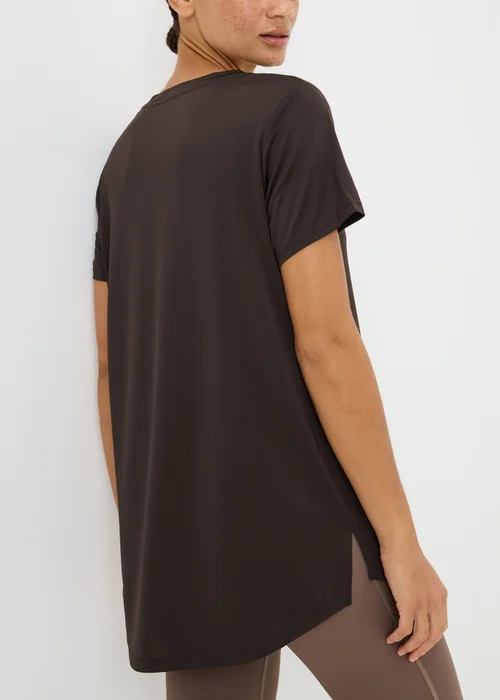 Souluxe Brown Longline T-Shirt - S Image 3