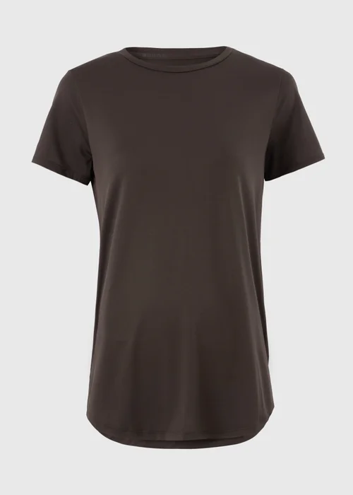 Souluxe Brown Longline T-Shirt - S Image 4