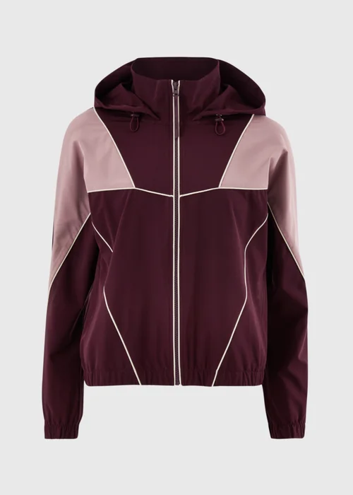 Souluxe Burgundy Piped Running Jacket - S Image 4