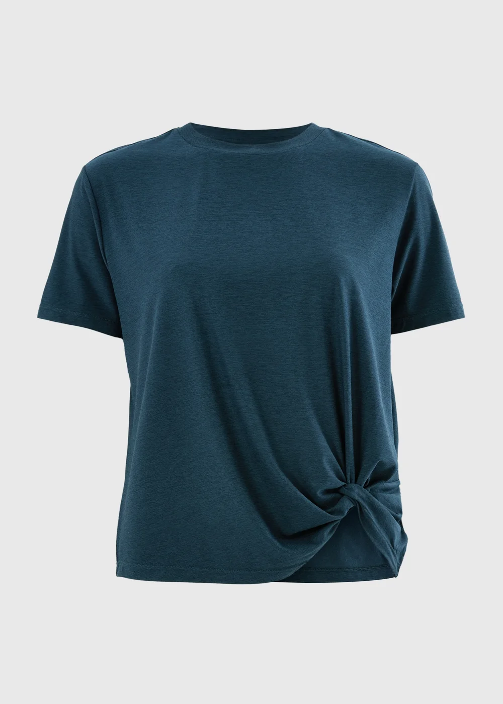 Souluxe Navy Twist Knot Sports T-Shirt - S Image 1
