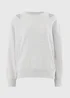 Souluxe Grey Cut Out Sweatshirt - XS Image 4