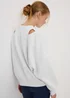 Souluxe Grey Cut Out Sweatshirt - XS Image 2