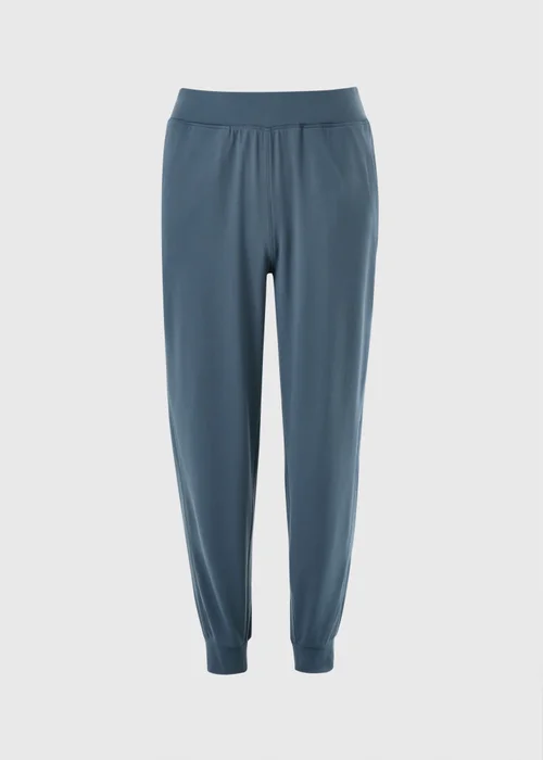 Souluxe Blue Cuffed Yoga Jogging Bottoms - XS Image 2
