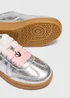 Girls Silver Panel Trainers (Younger 10-Older 5) - 10 Infants Image 2