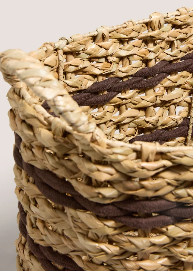 Natural Brown Rope Storage Basket