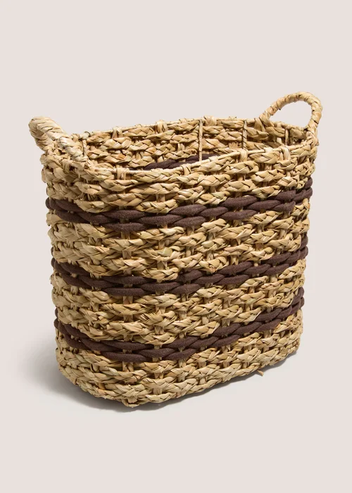 Natural Brown Rope Storage Basket Image 1