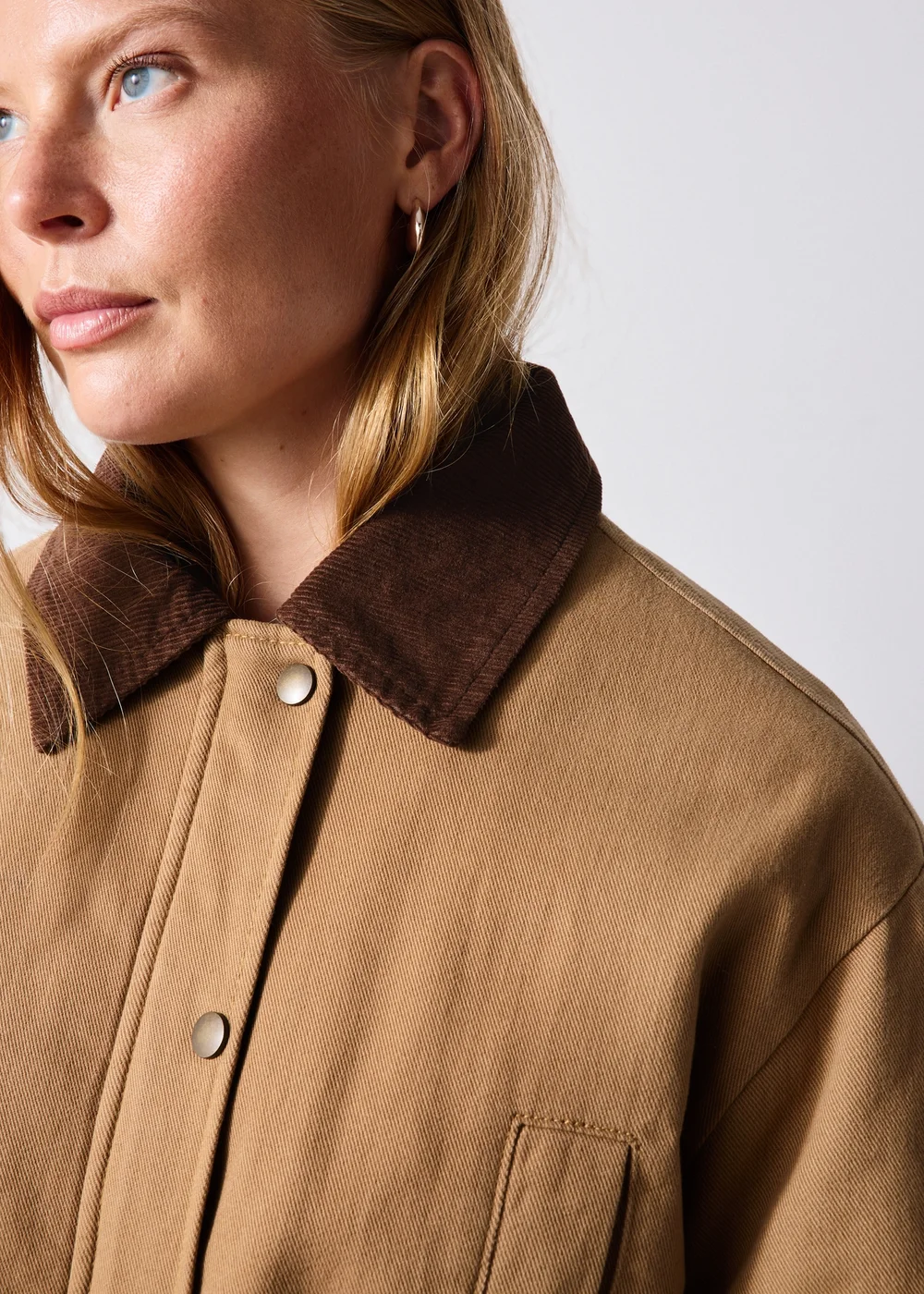 Camel Twill Barn Jacket - 8 Image 4