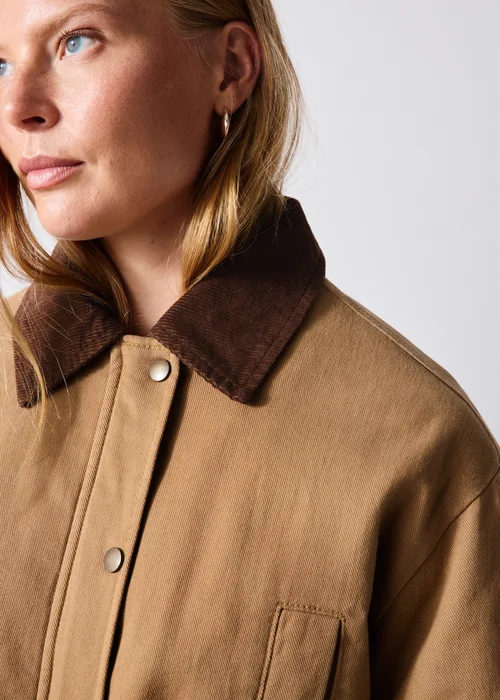 Camel Twill Barn Jacket - 8 Image 4