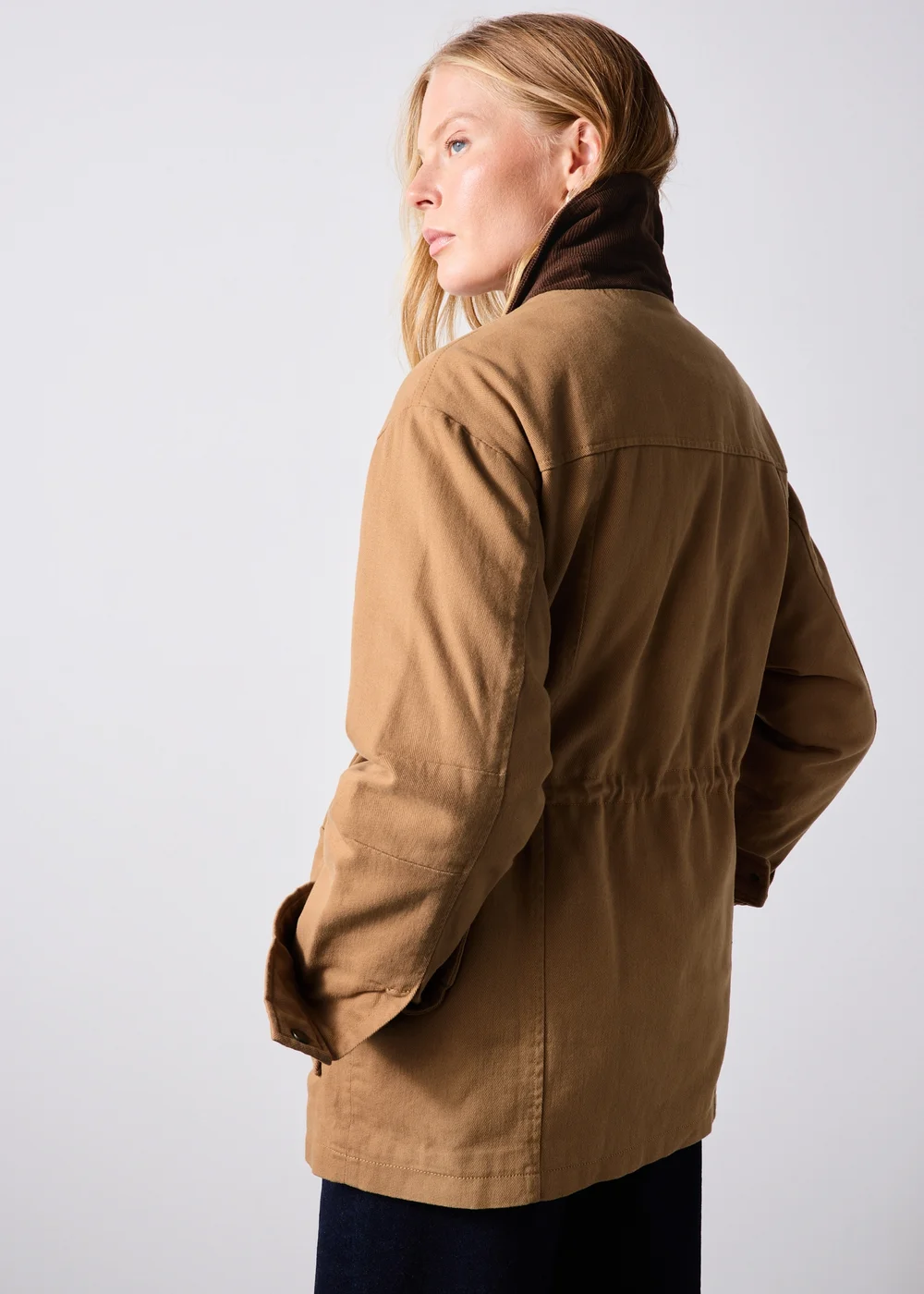 Camel Twill Barn Jacket - 8 Image 3