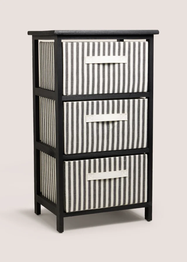 Monochrome Striped Drawers