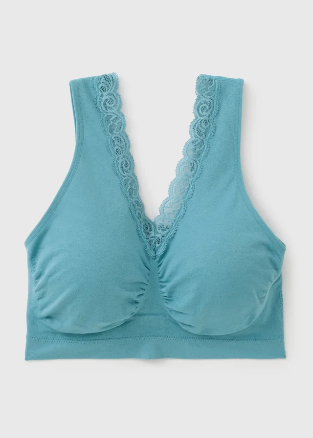 Teal Seam Free Bralette