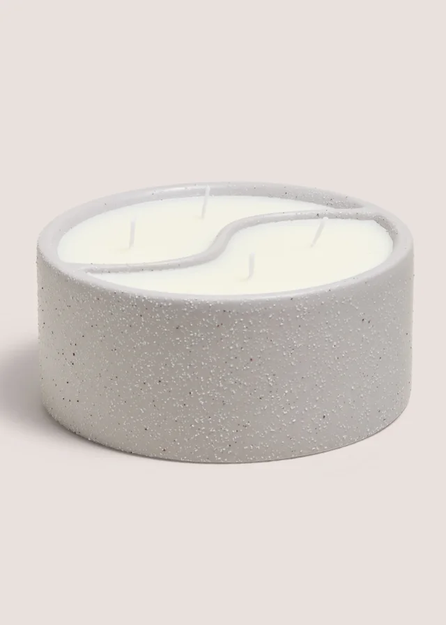 Breathe Grey Segmented Candle