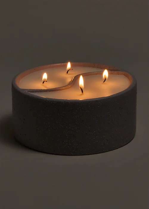Breathe Grey Segmented Candle Image 2