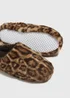 Brown Leopard Printed Mule Slippers - S Image 2