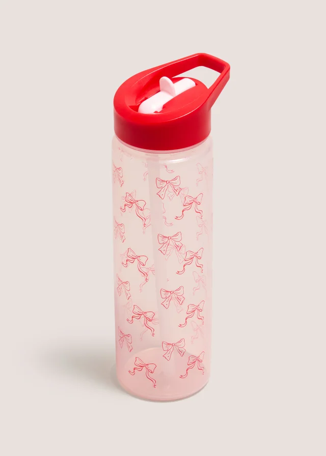 Pink Bow Water Bottle