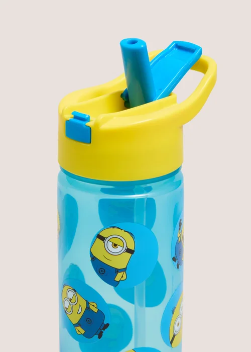 Minions Blue Water Bottle Image 2
