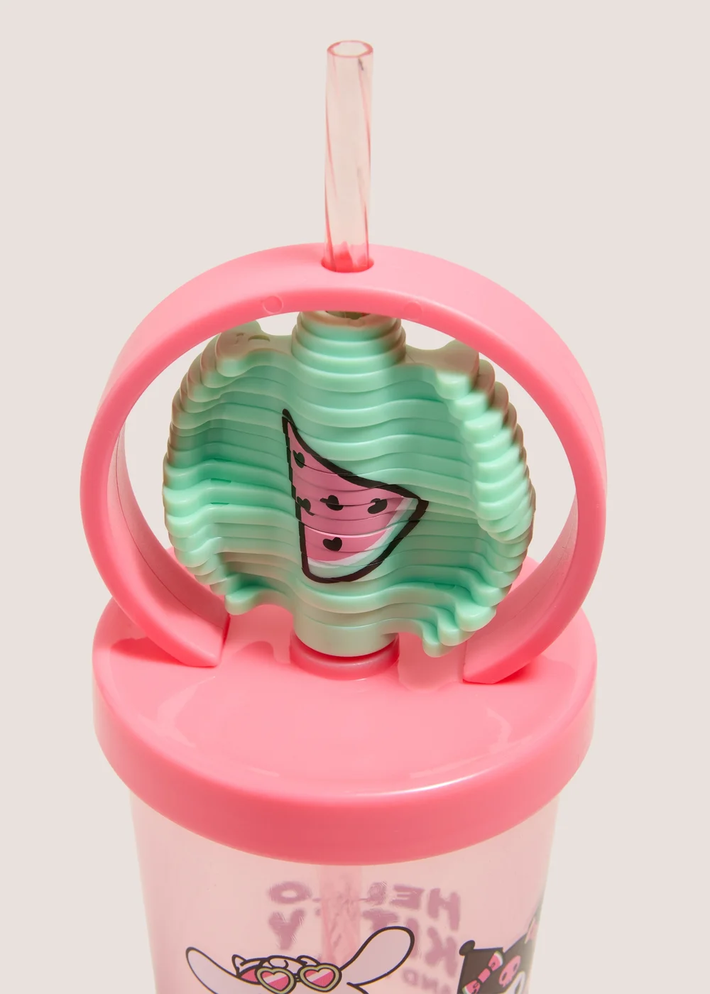 Hello Kitty Kids Pink Fidget Spinner Tumbler Image 2