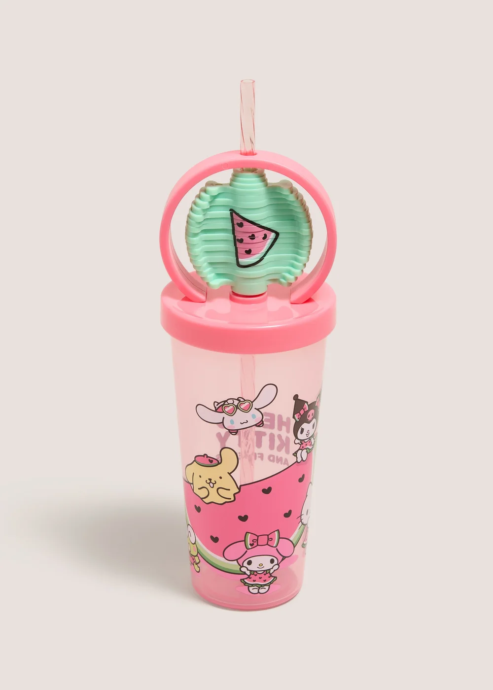 Hello Kitty Kids Pink Fidget Spinner Tumbler Image 1