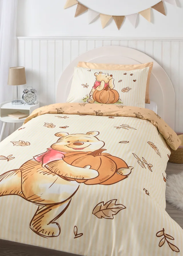 Disney Winnie The Pooh Pumpkin Duvet Set