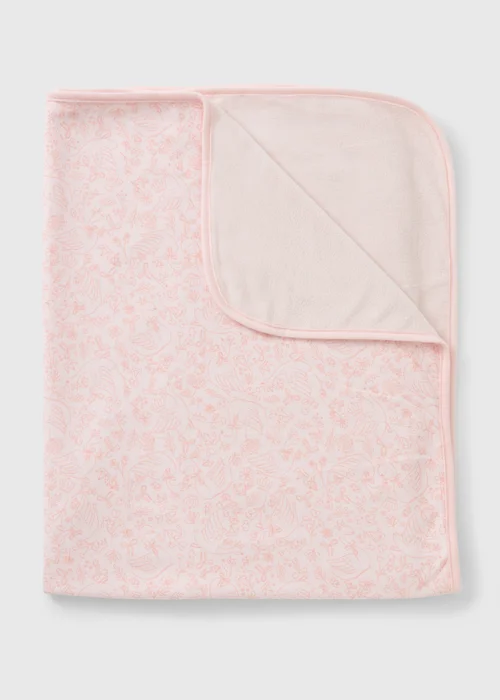 Baby Pink Swan Print Shawl - One Size Image 2