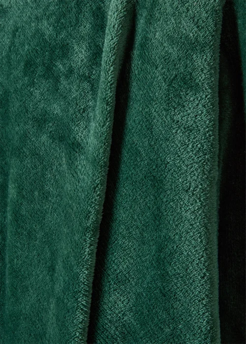 Green Large Fleece Throw Image 2