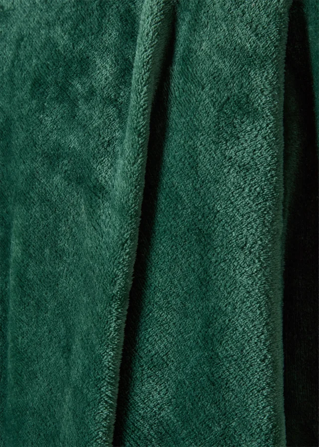 Green Large Fleece Throw