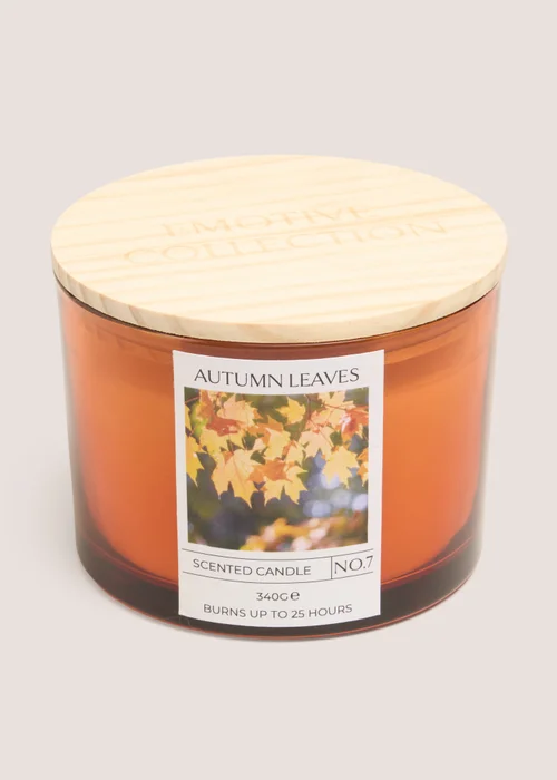 Autumn Leaves Candle Image 2