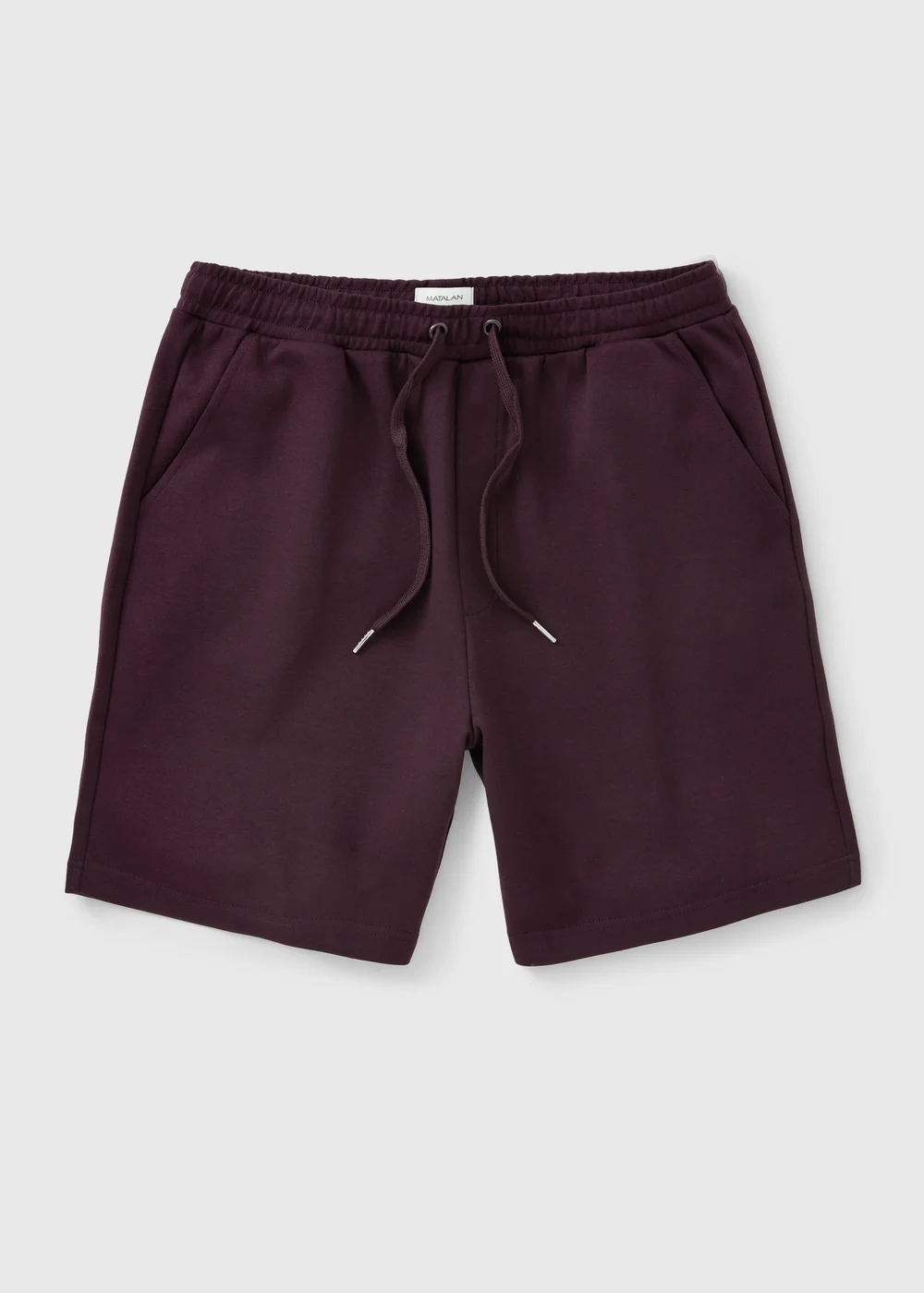 Burgundy Elevated Co Ord Jogger Shorts - XS Image 1