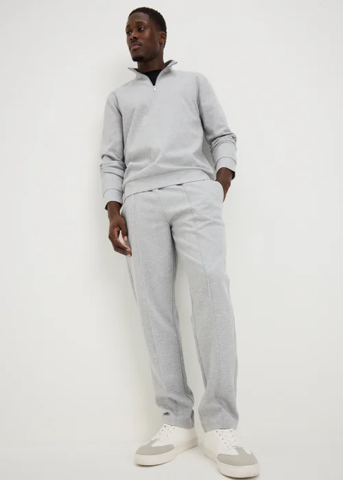 Grey Marl Co Ord Jogging Bottoms - XS Image 1